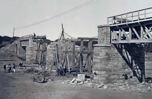 Puente del tren de Almanzora, Almanzora, por 1905      
